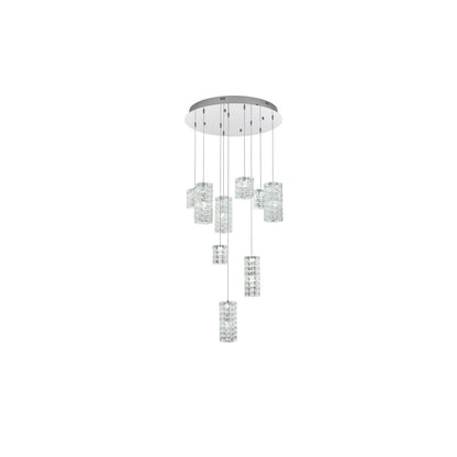 Aston 24 inch LED Pendant in Chrome