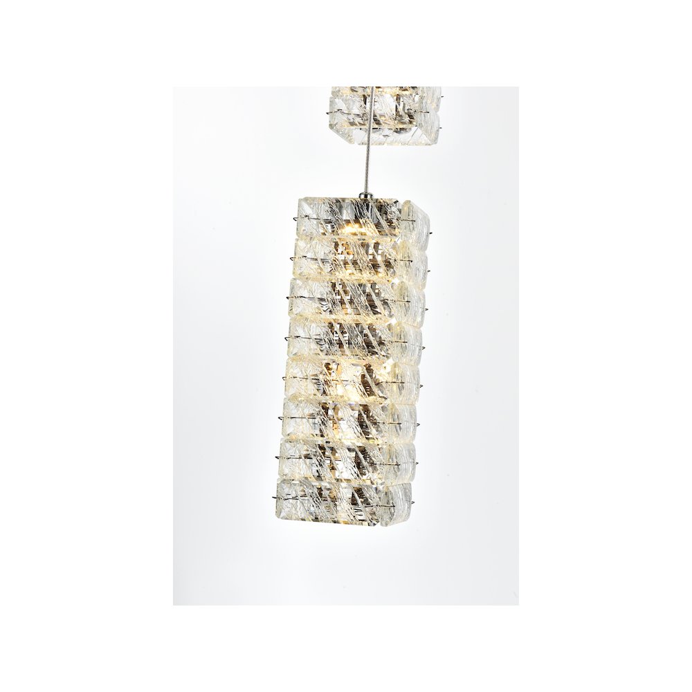 Aston 24 inch LED Pendant in Chrome