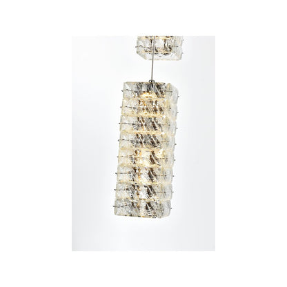 Aston 24 inch LED Pendant in Chrome