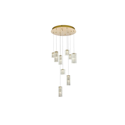 Aston 24 inch LED Pendant in Satin Gold