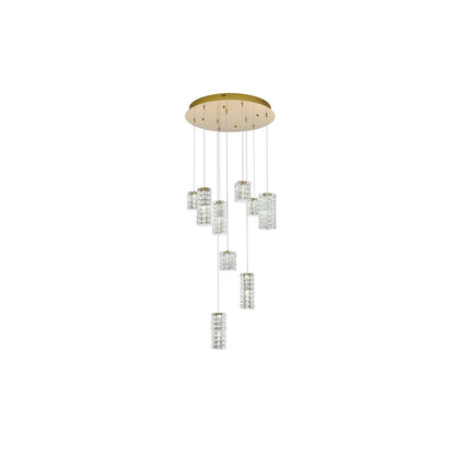 Aston 24 inch LED Pendant in Satin Gold