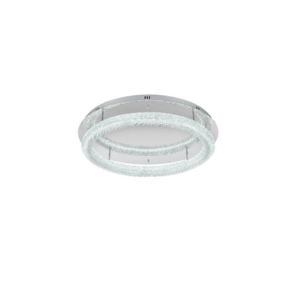 Bowen 29.5 inch LED Flush Mount in Chrome