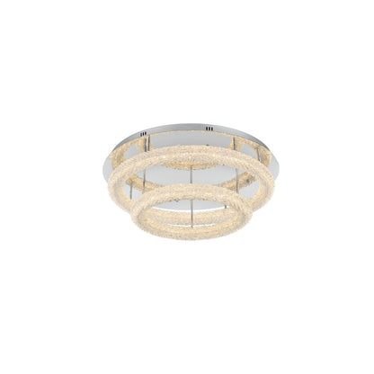 Bowen 29.5 inch LED Flush Mount in Chrome