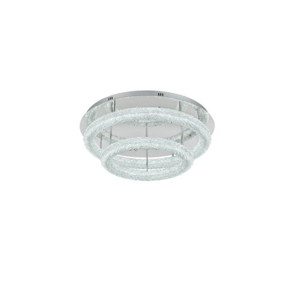 Bowen 29.5 inch LED Flush Mount in Chrome