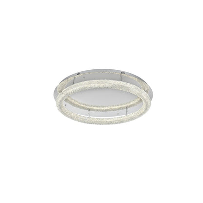 Bowen 33.5 inch LED Flush Mount in Chrome