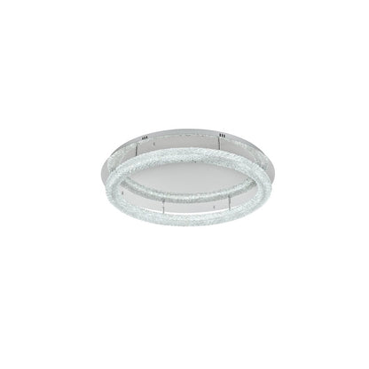 Bowen 33.5 inch LED Flush Mount in Chrome