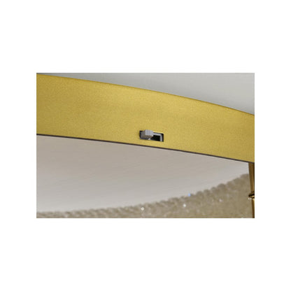 Bowen 33.5 inch LED Flush Mount in Satin Gold