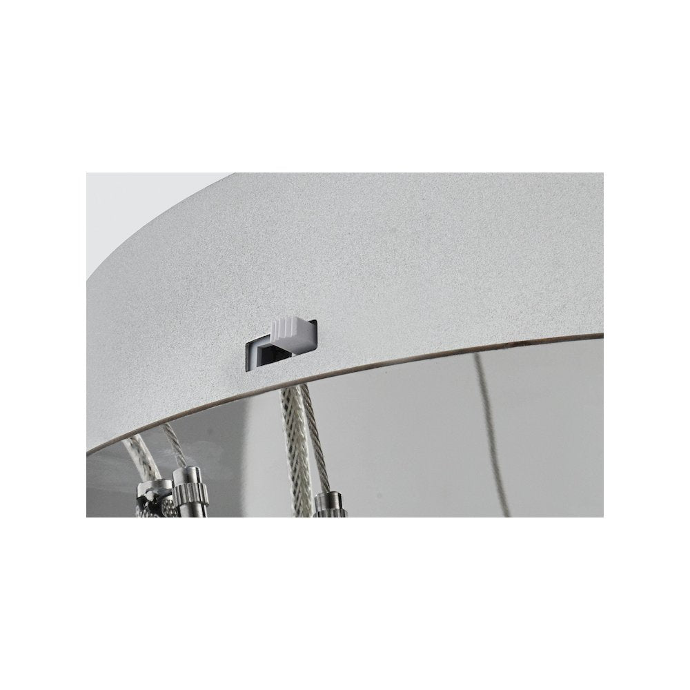 Bowen 42 inch LED chandelier in chrome
