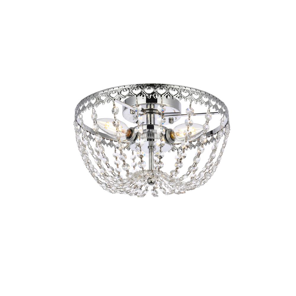 Kylie 12 inch flush mount in chrome