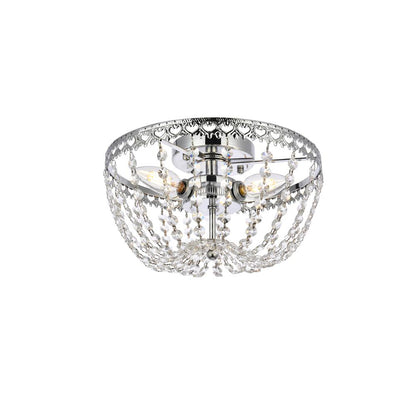Kylie 12 inch flush mount in chrome