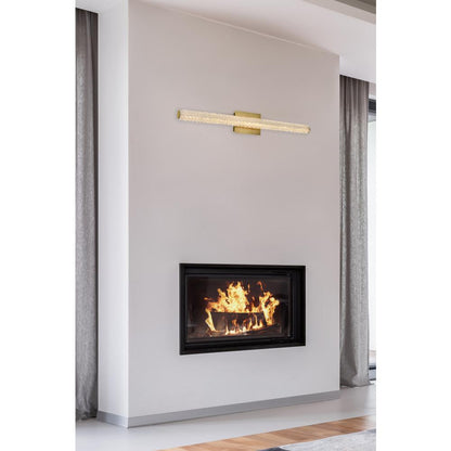 Bowen 36 inch Adjustable LED Wall Sconce in Satin Gold