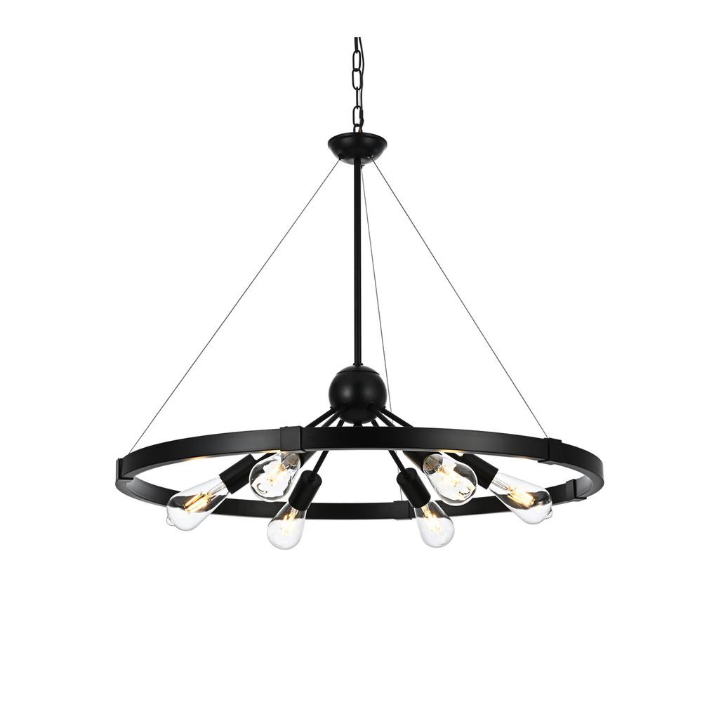 Thora 32 inch Pendant Light in Black
