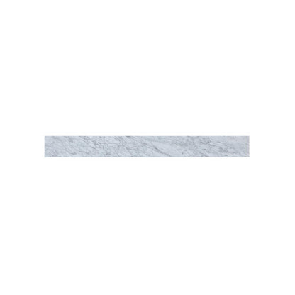40 inch backsplash in carrara white