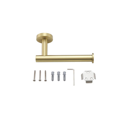 Freya 3-Piece Bathroom Hardware Set in Brushed Gold