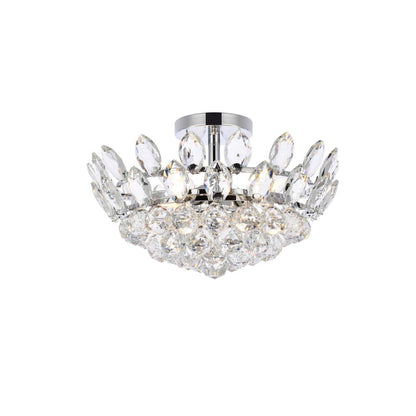 Emilia 16 inch flush mount in chrome