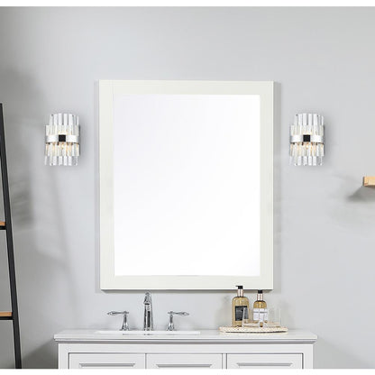 Serephina 8 inch crystal bath sconce in chrome