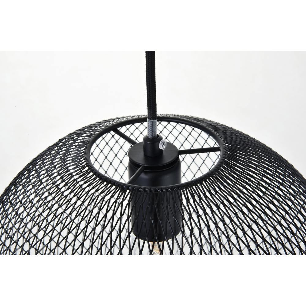 Keller 1 Light Black Pendant