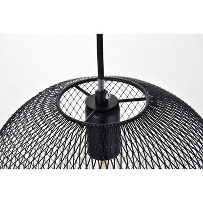 Keller 1 Light Black Pendant