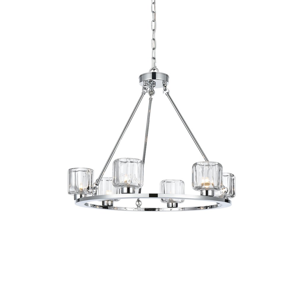 Cadence 26 Inch Chandelier In Chrome