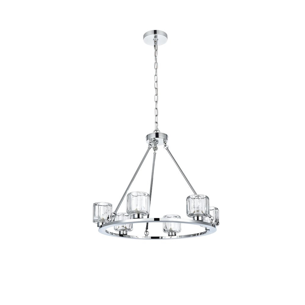 Cadence 26 Inch Chandelier In Chrome