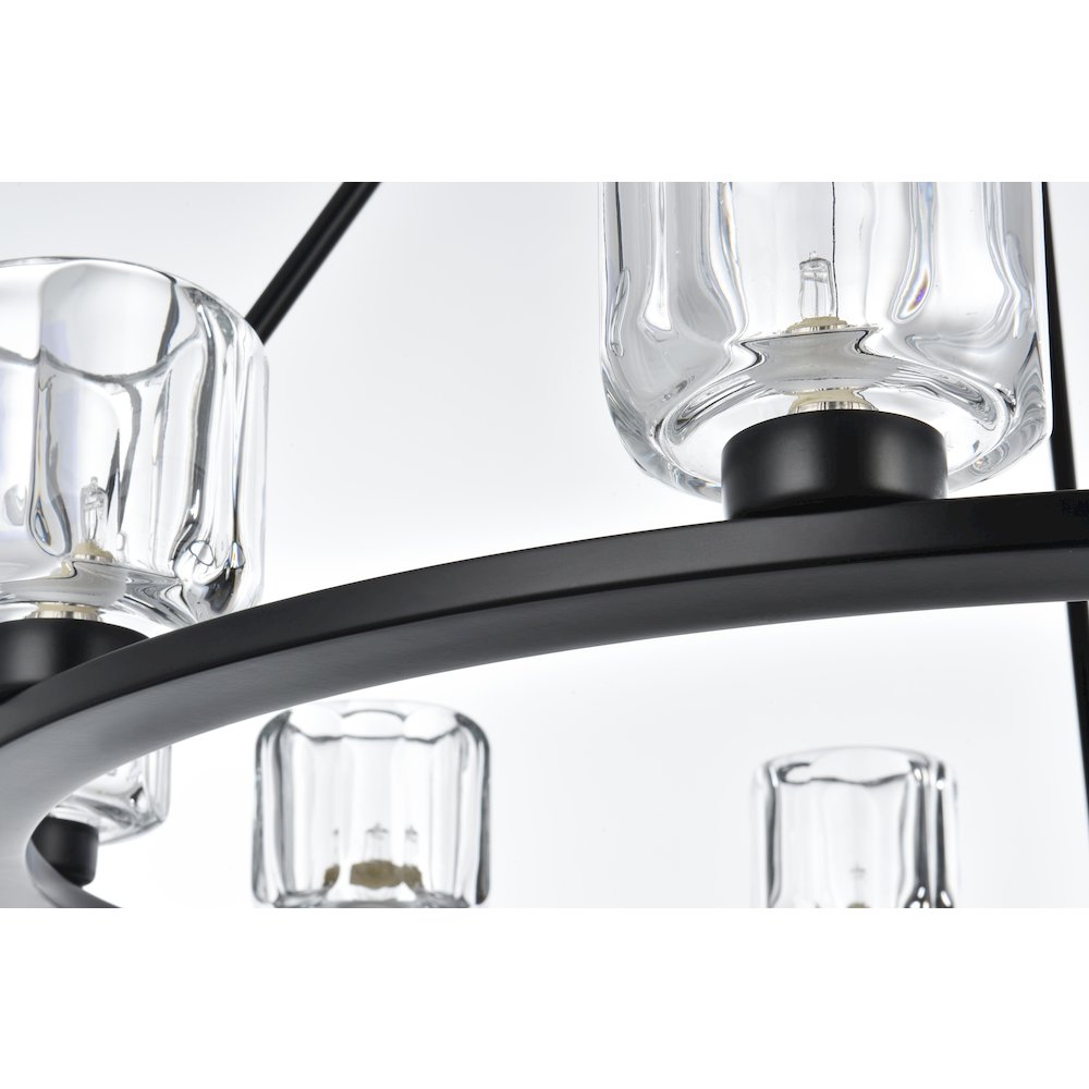Cadence 32 Inch Chandelier In Black