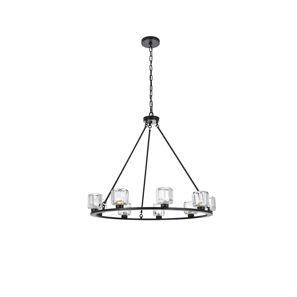 Cadence 36 Inch Chandelier In Black