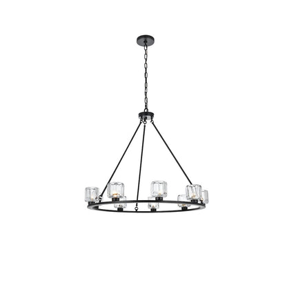 Cadence 36 Inch Chandelier In Black