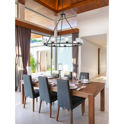 Cadence 36 Inch Chandelier In Black