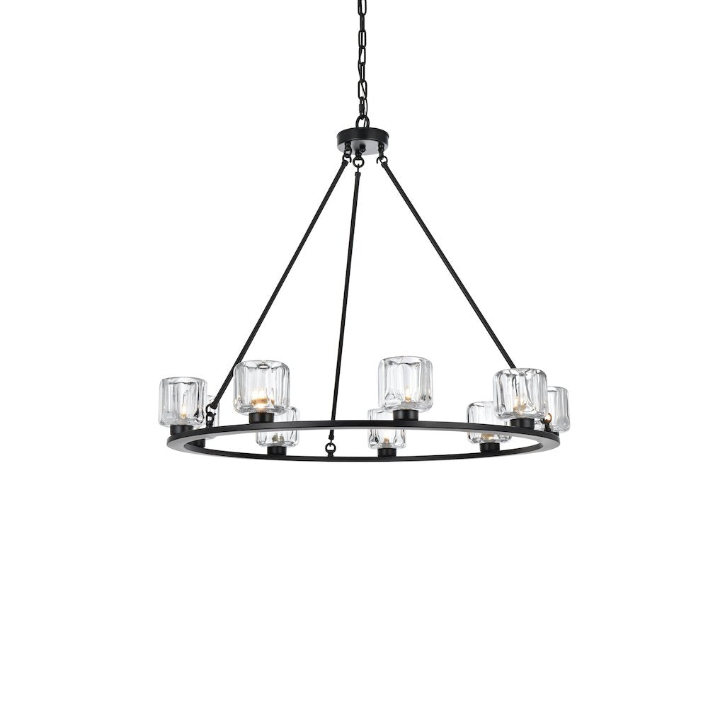 Cadence 36 Inch Chandelier In Black