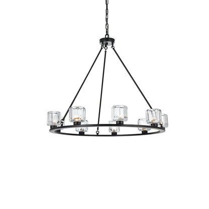Cadence 36 Inch Chandelier In Black