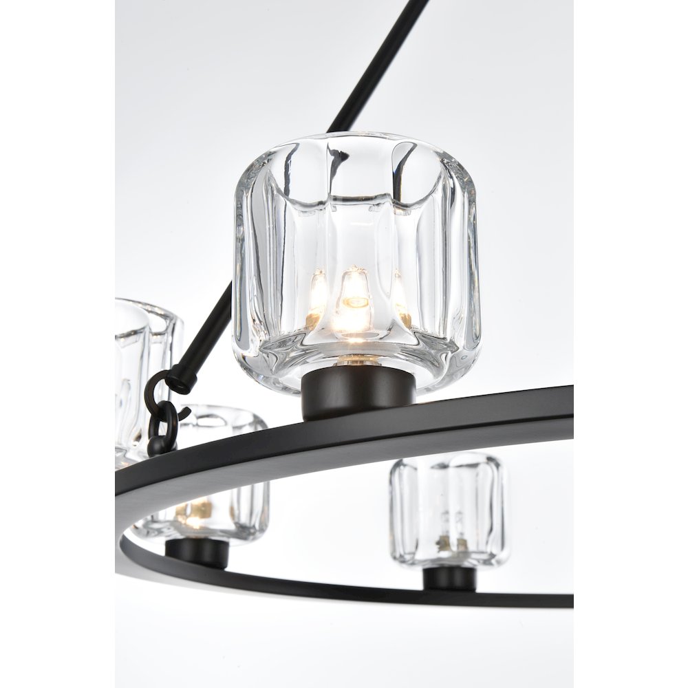 Cadence 36 Inch Chandelier In Black