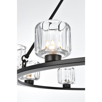 Cadence 36 Inch Chandelier In Black
