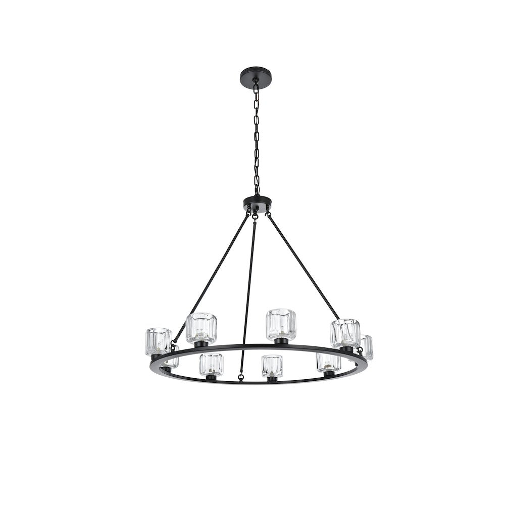 Cadence 36 Inch Chandelier In Black