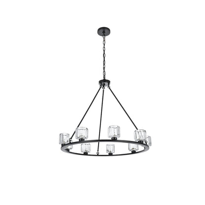 Cadence 36 Inch Chandelier In Black