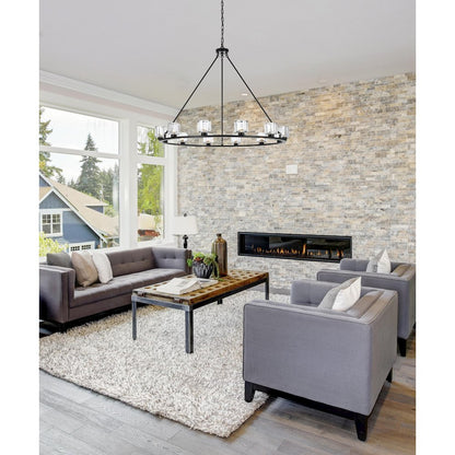 Cadence 48 Inch Chandelier In Black