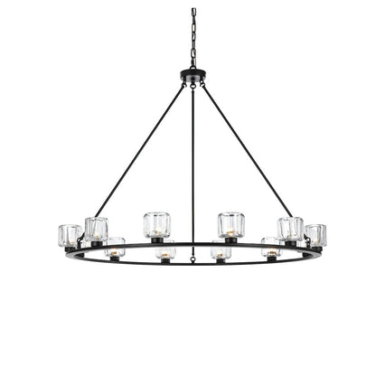 Cadence 48 Inch Chandelier In Black