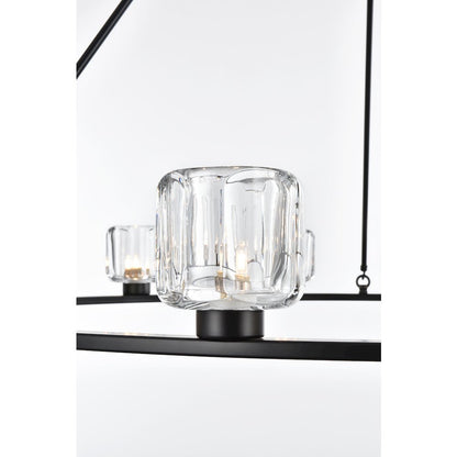 Cadence 48 Inch Chandelier In Black