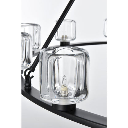 Cadence 48 Inch Chandelier In Black