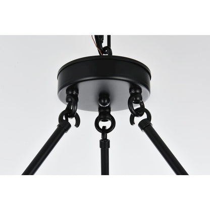 Cadence 48 Inch Chandelier In Black