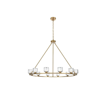 Cadence 48 Inch Chandelier In Satin Gold