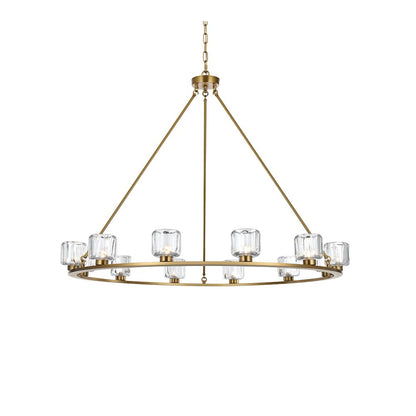 Cadence 48 Inch Chandelier In Satin Gold