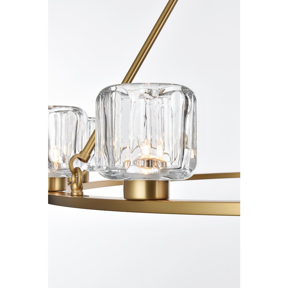 Cadence 48 Inch Chandelier In Satin Gold