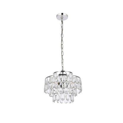 Mila 14 inch pendant in chrome