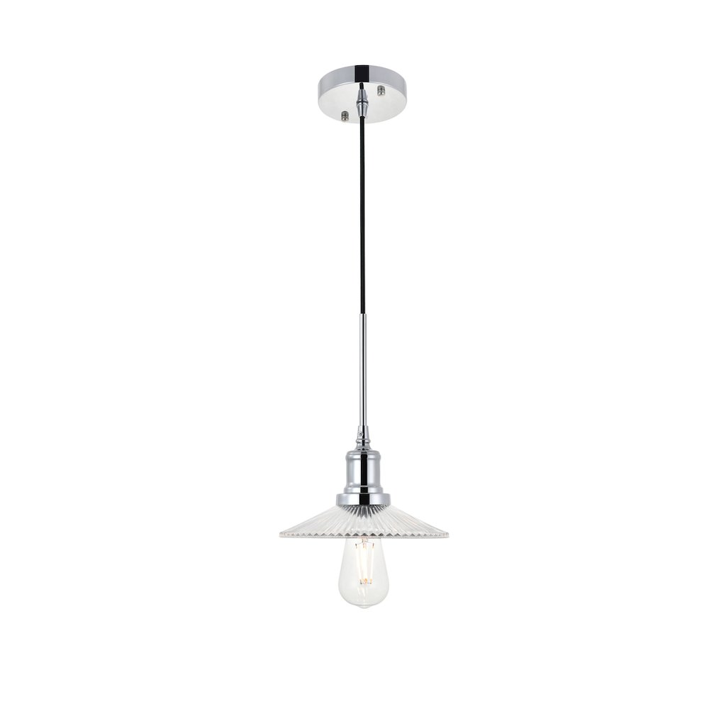 Waltz 1 Light Chrome Pendant