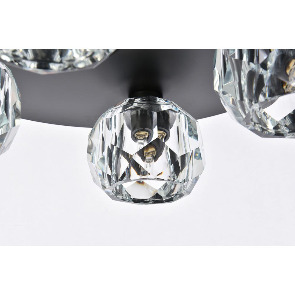 Graham 4 Light Ceiling Lamp in Black