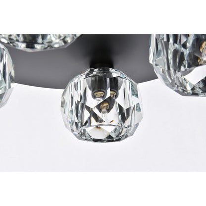 Graham 4 Light Ceiling Lamp in Black
