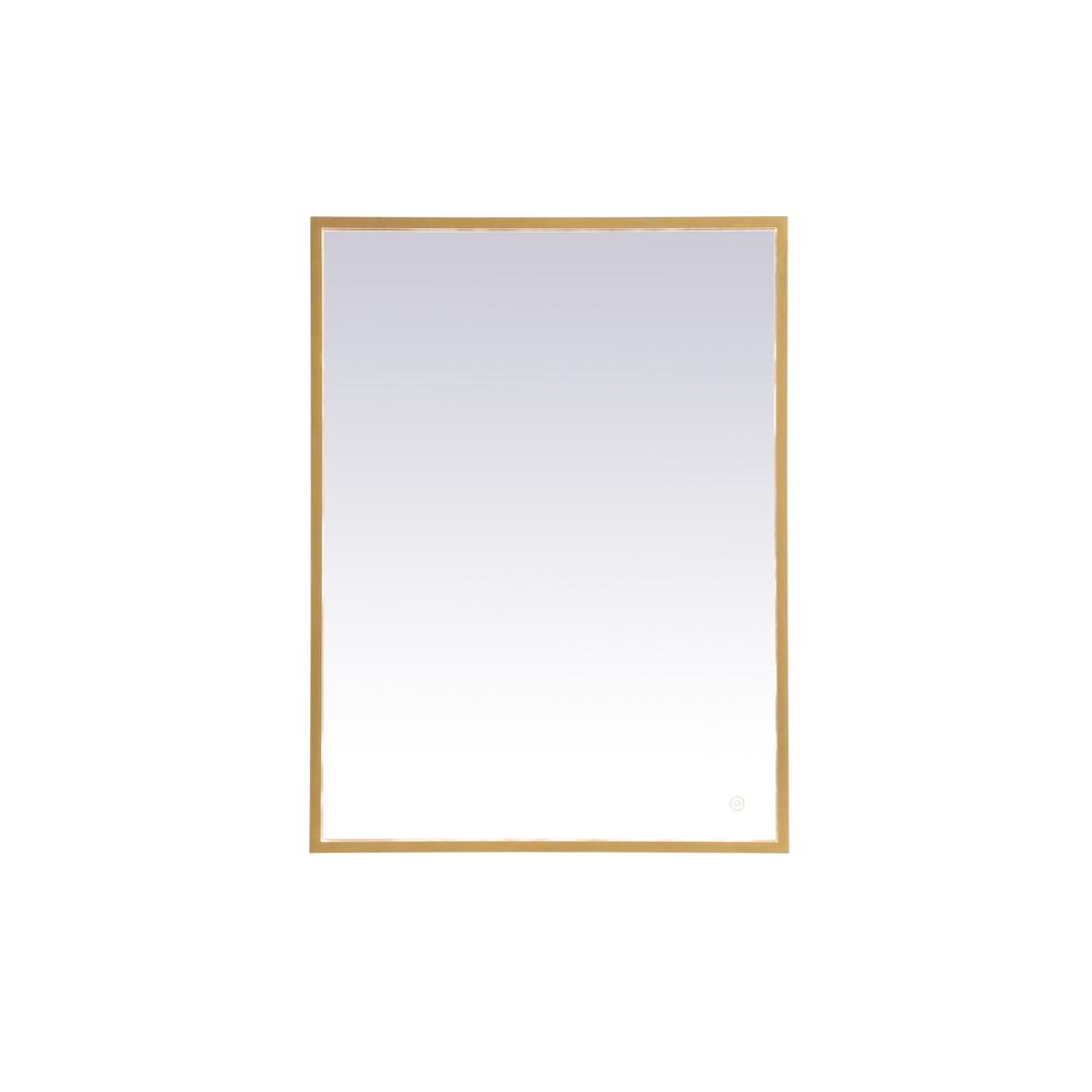 Pier 27x36 inch LED mirror with adjustable color temperature