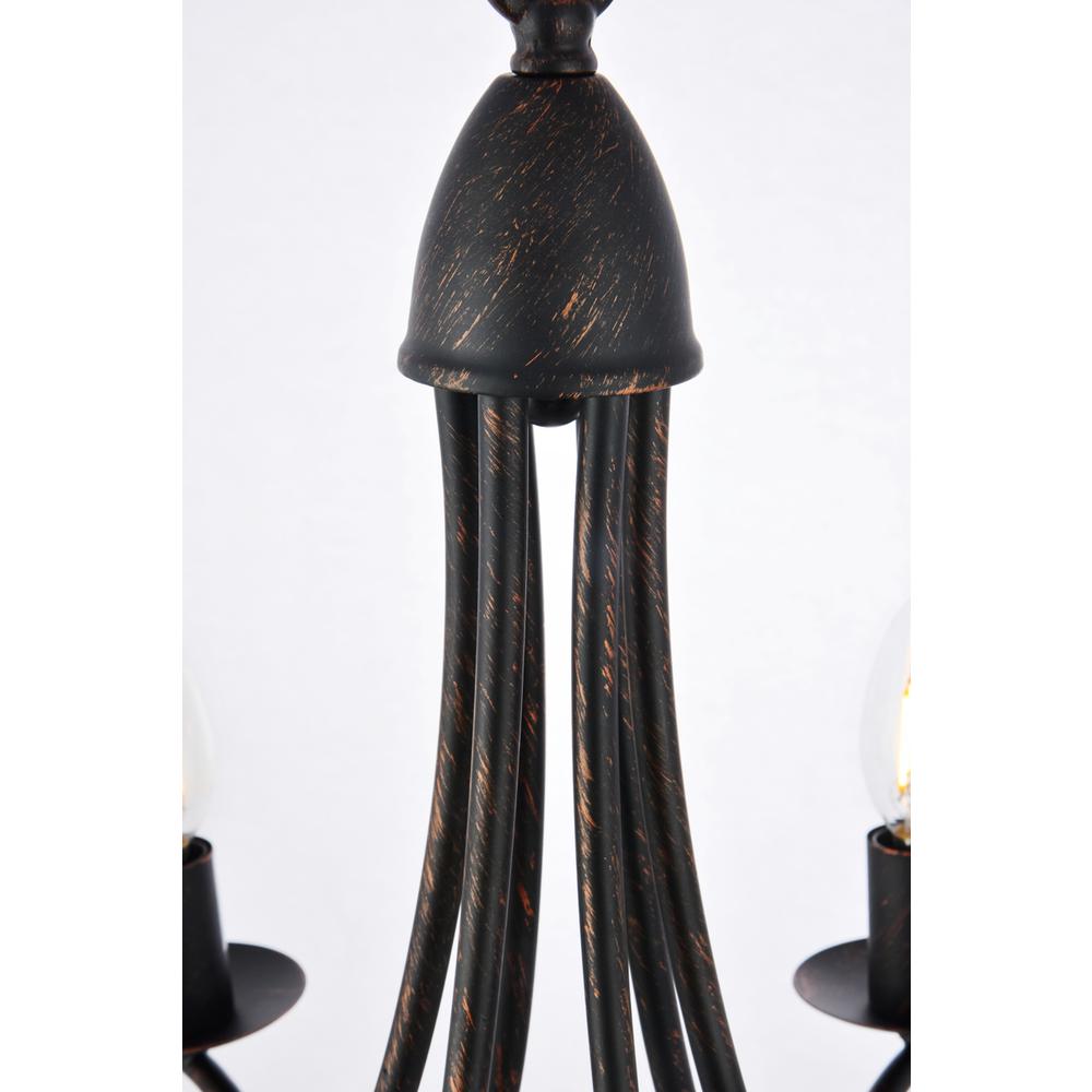 Lyndon 6 light Dark Bronze Pendant