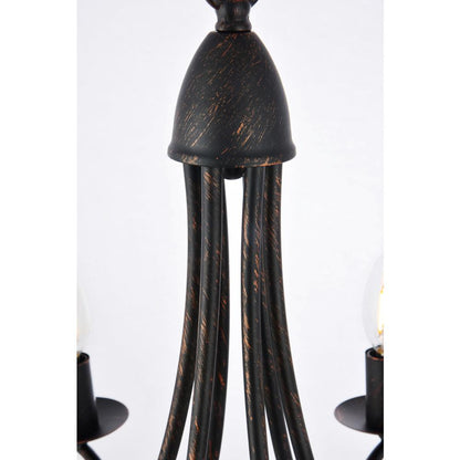 Lyndon 6 light Dark Bronze Pendant