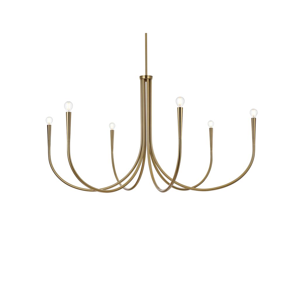 Layne 50 inch chandelier in Gold